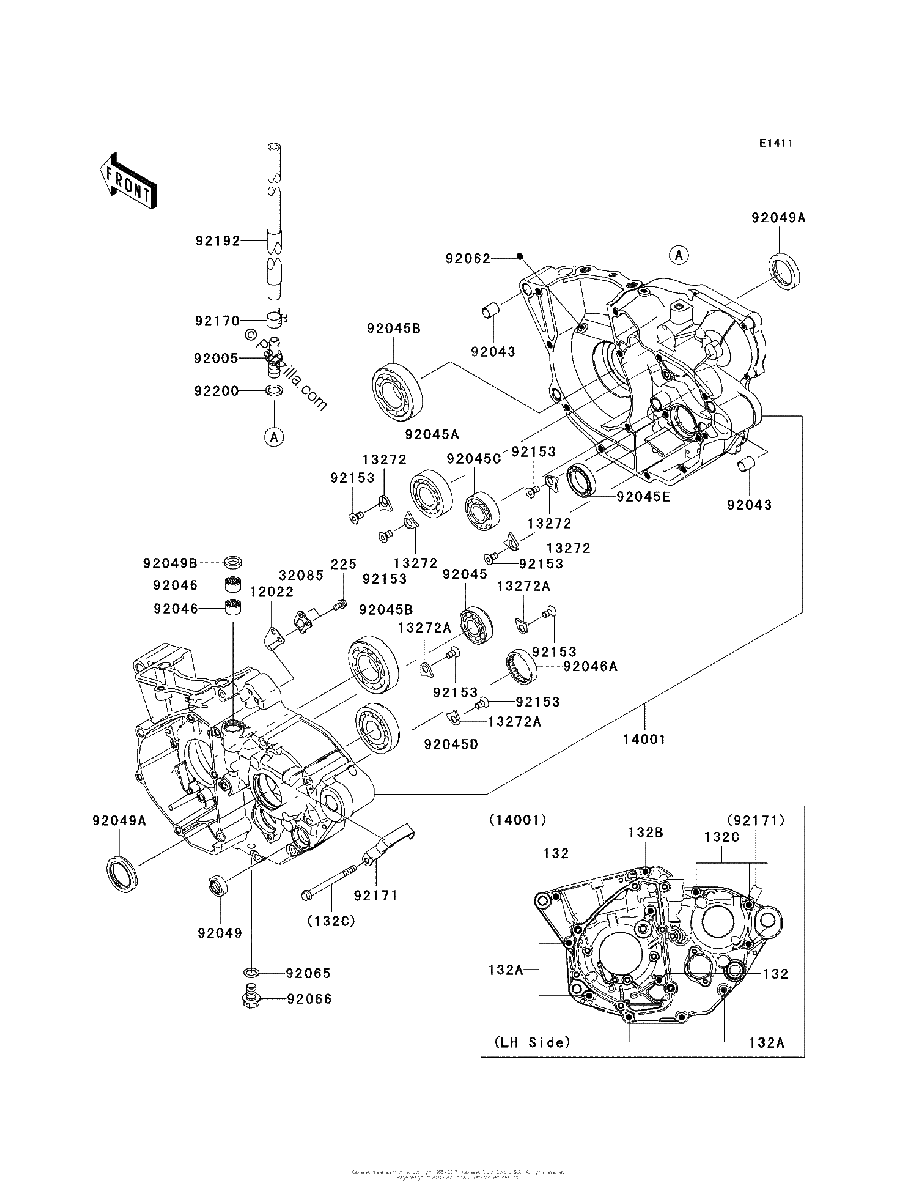 Diagrama de CRANKCASE