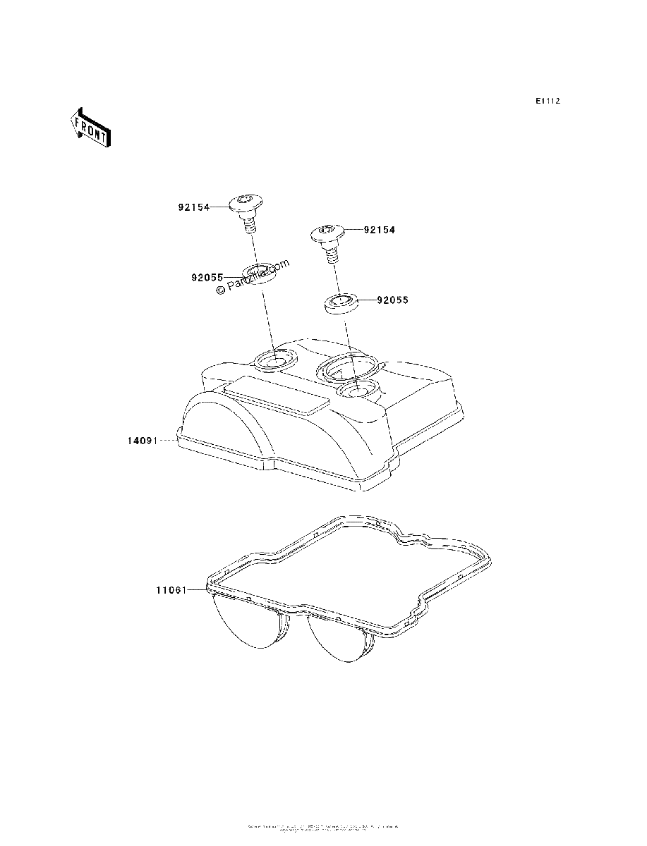 Diagrama de CYLINDER HEAD COVER