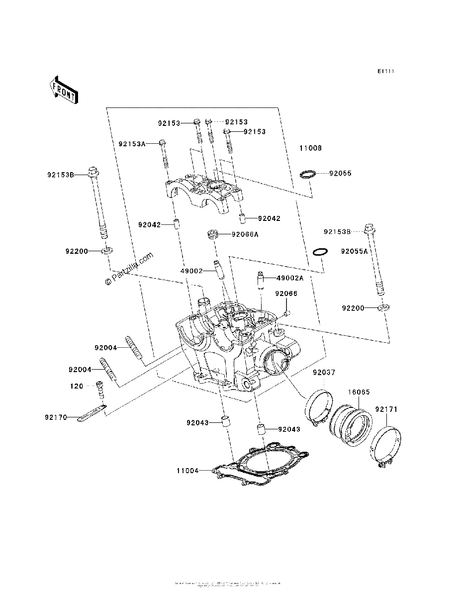 Diagrama de CYLINDER HEAD