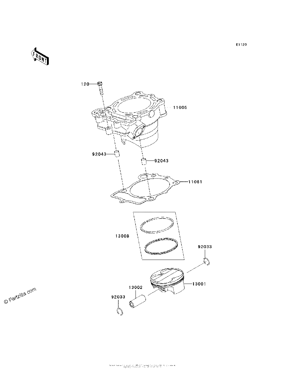 Diagrama de CYLINDER PISTON S