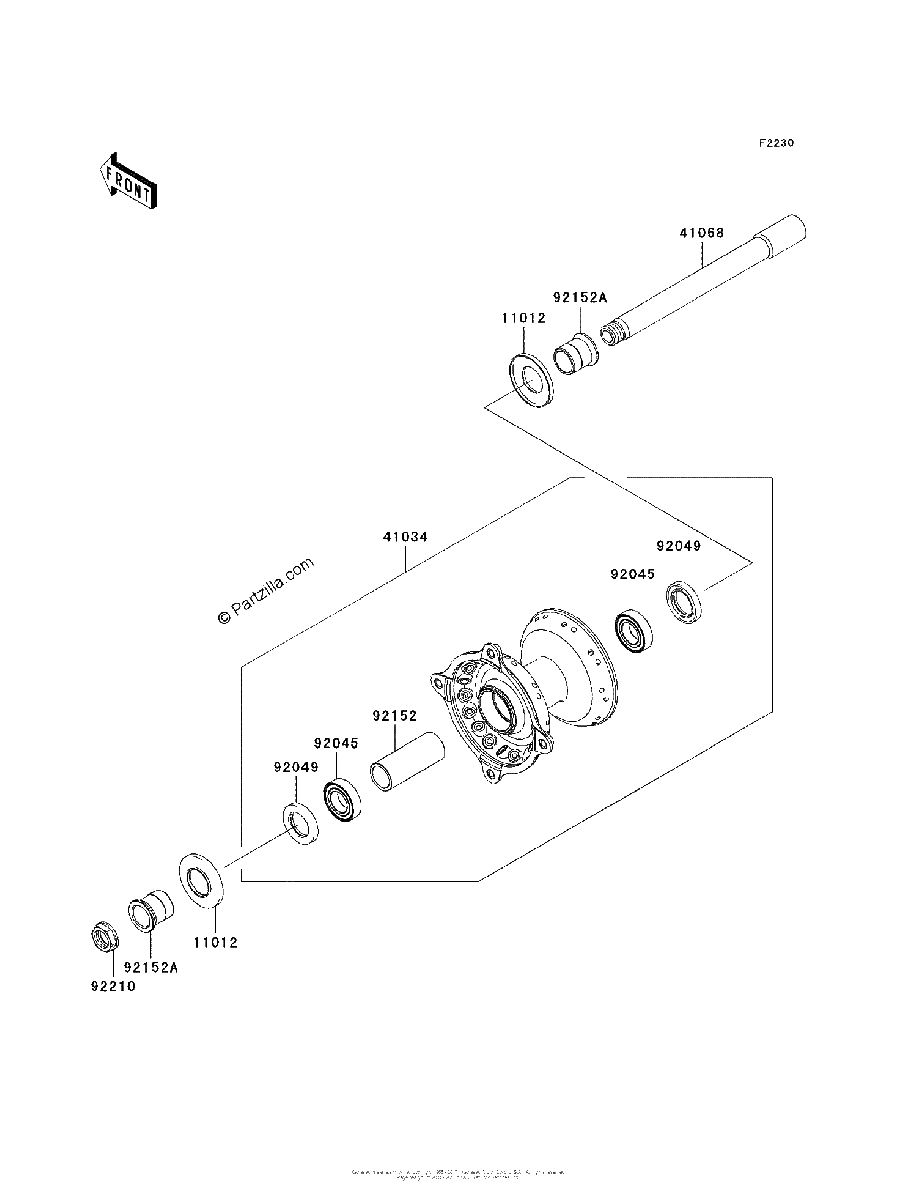 Diagrama de FRONT HUB
