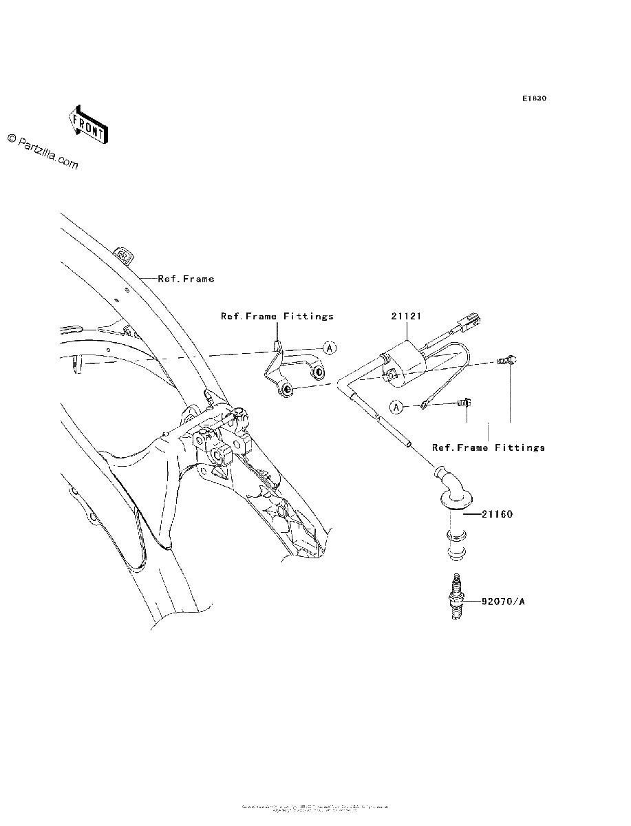 Diagrama de IGNITION SYSTEM