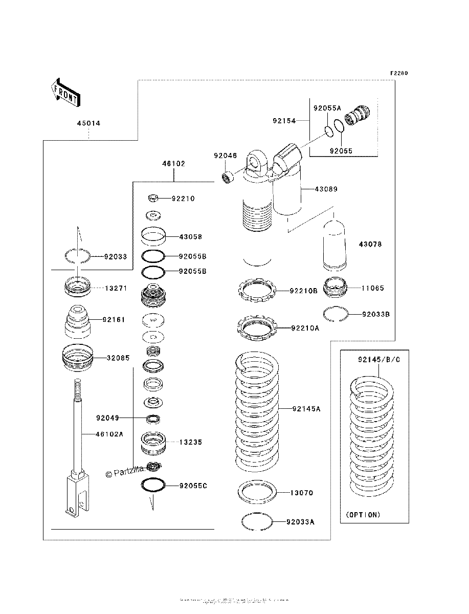 Diagrama de SHOCK ABSORBER S
