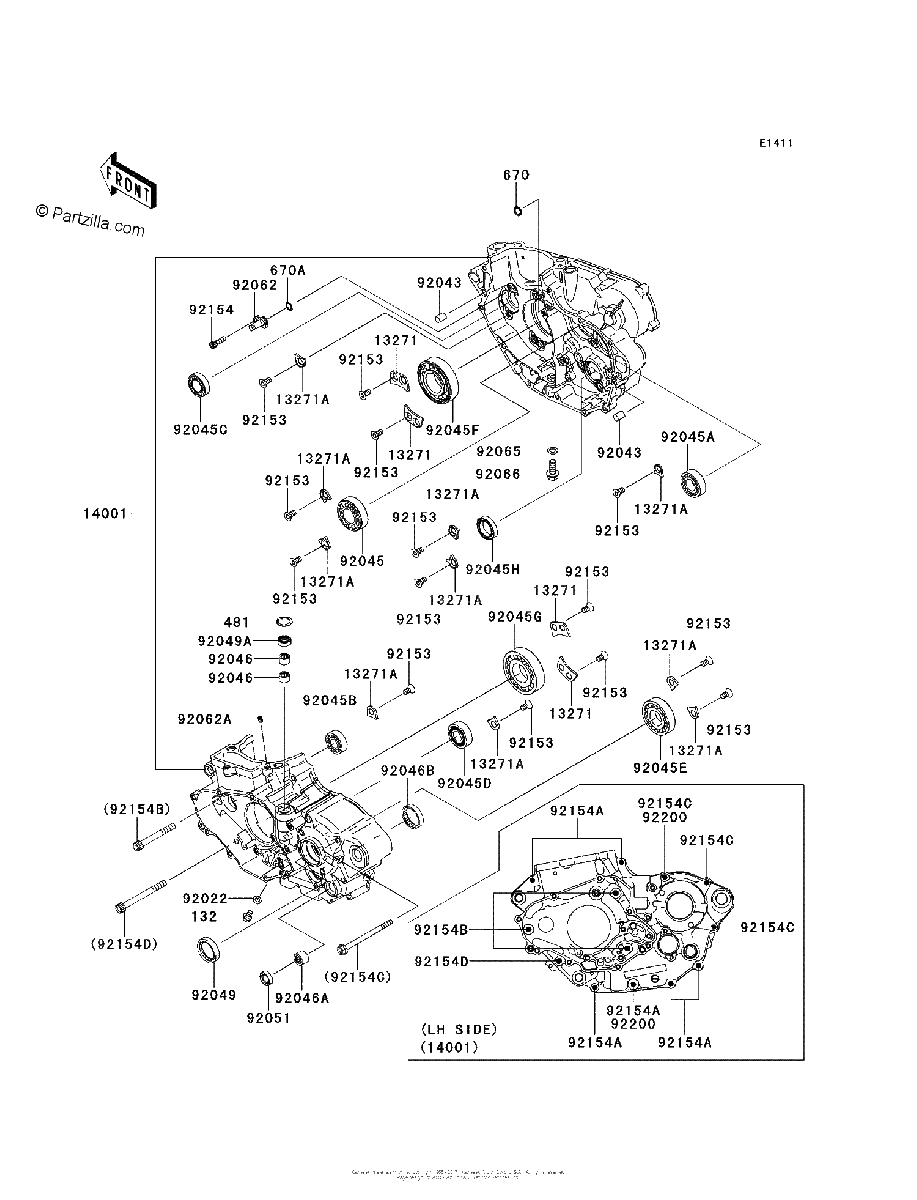 Diagrama de CRANKCASE
