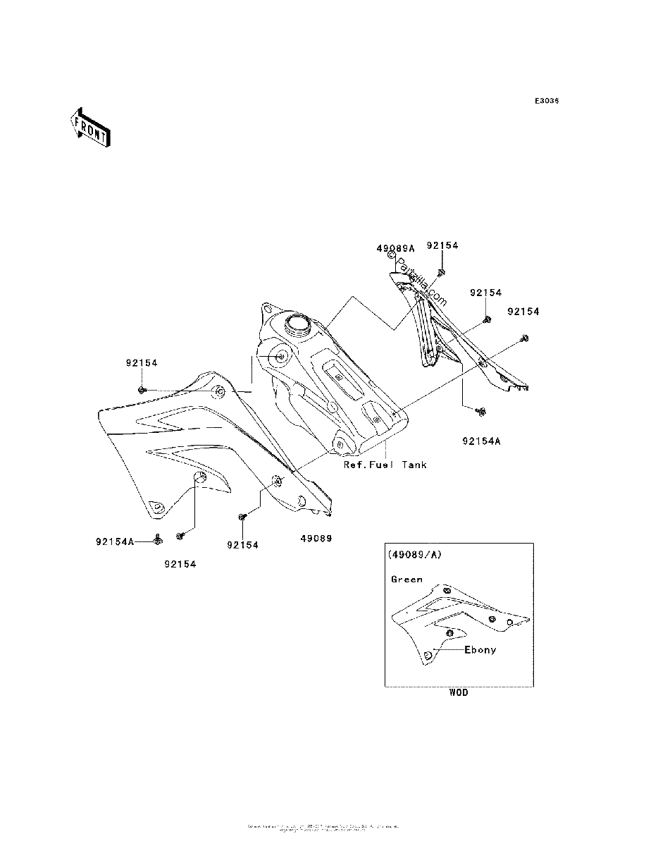 Diagrama de ENGINE SHROUDS