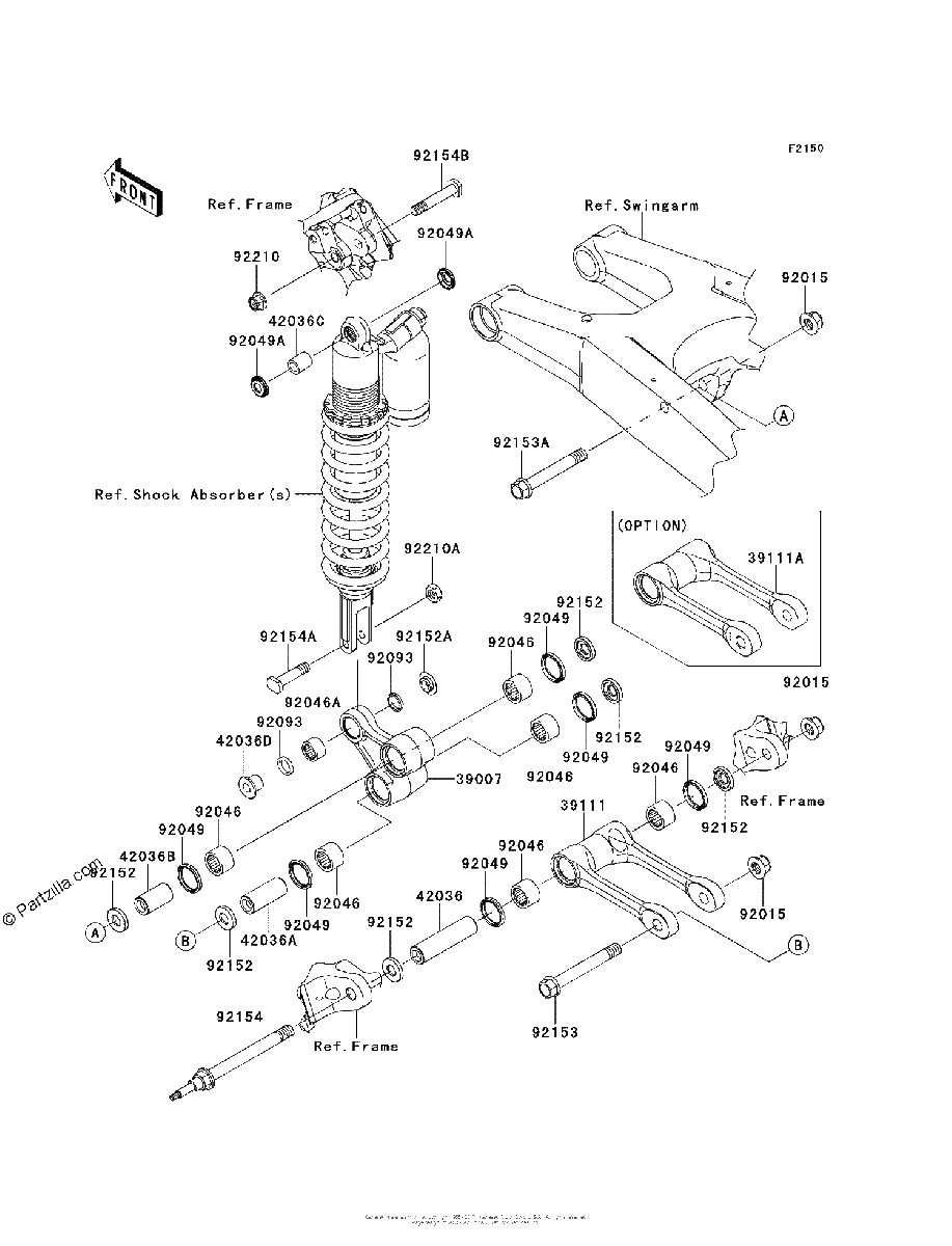 Diagrama de REAR SUSPENSION