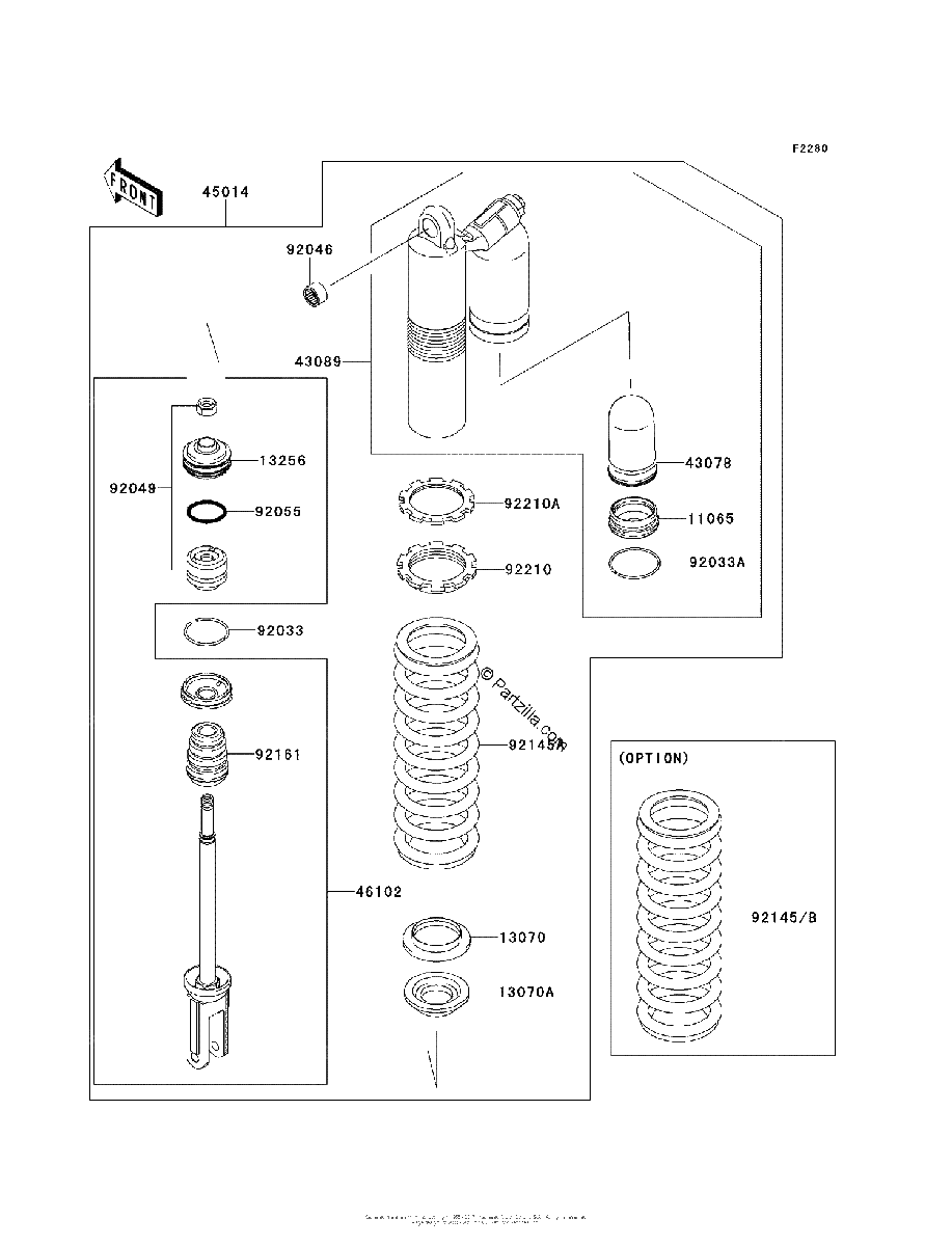 Diagrama de SHOCK ABSORBER S