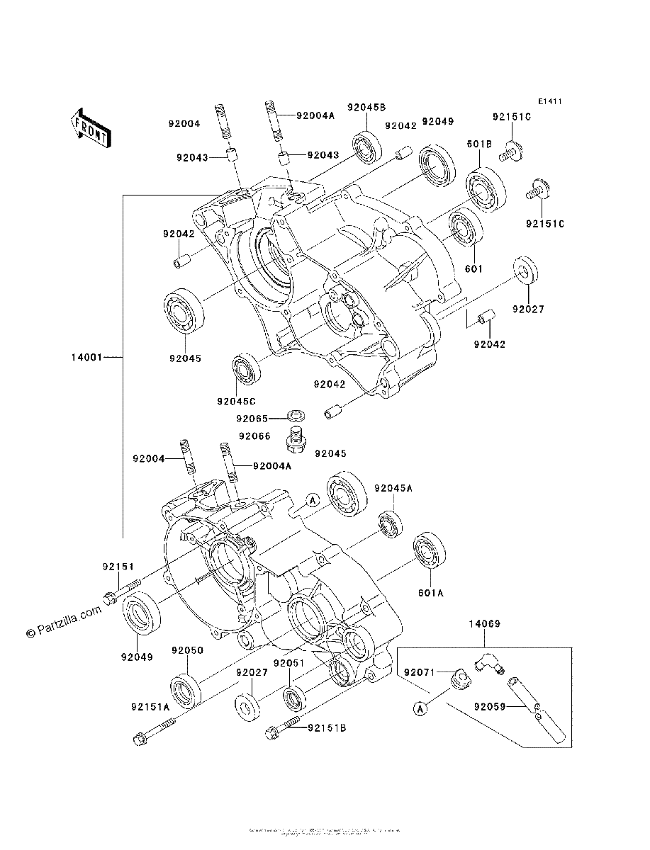 Diagrama de CRANKCASE