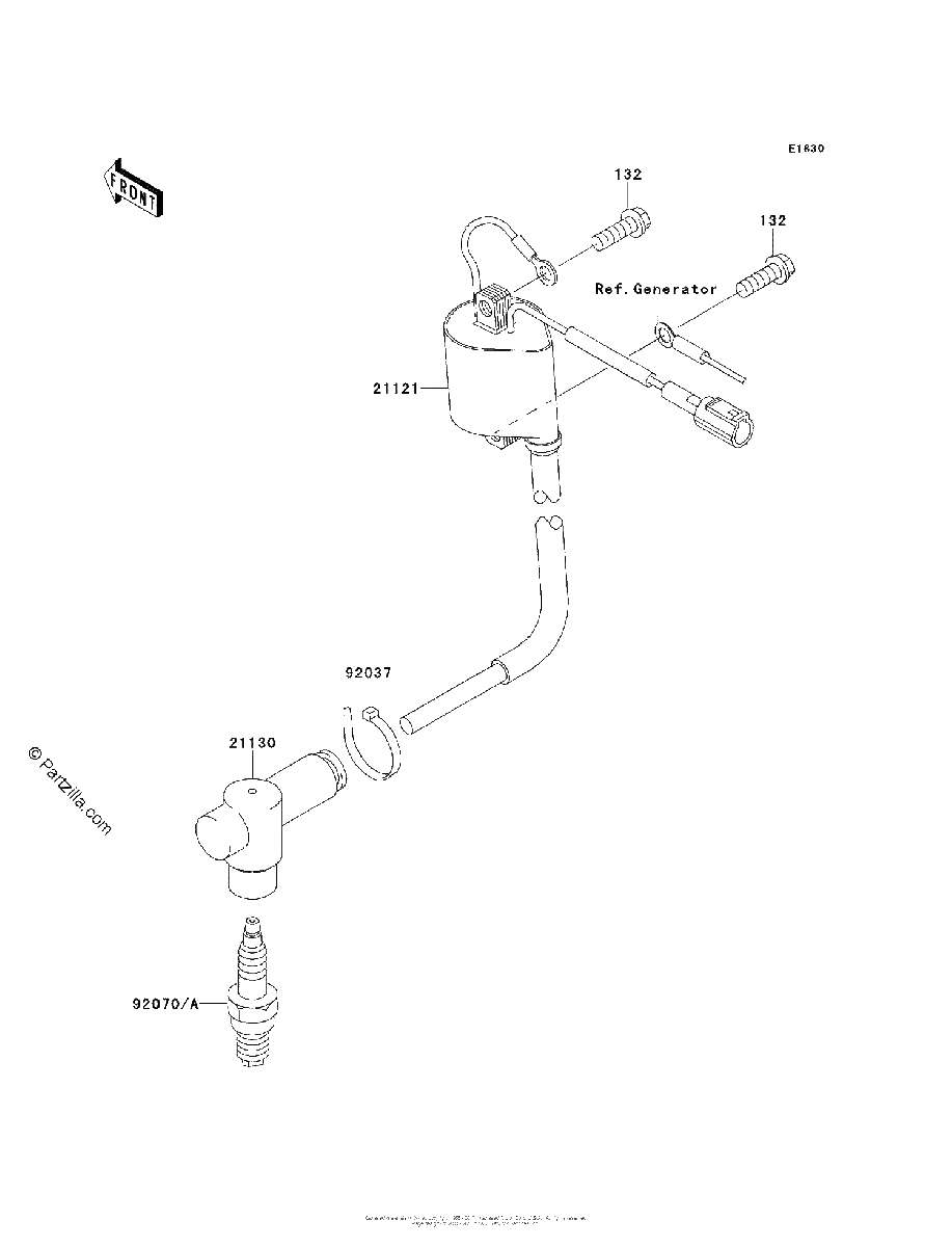 Diagrama de IGNITION SYSTEM