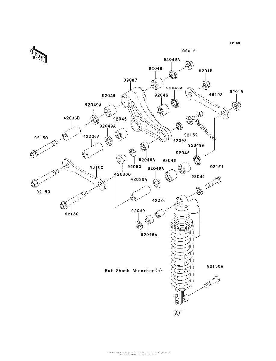 Diagrama de REAR SUSPENSION