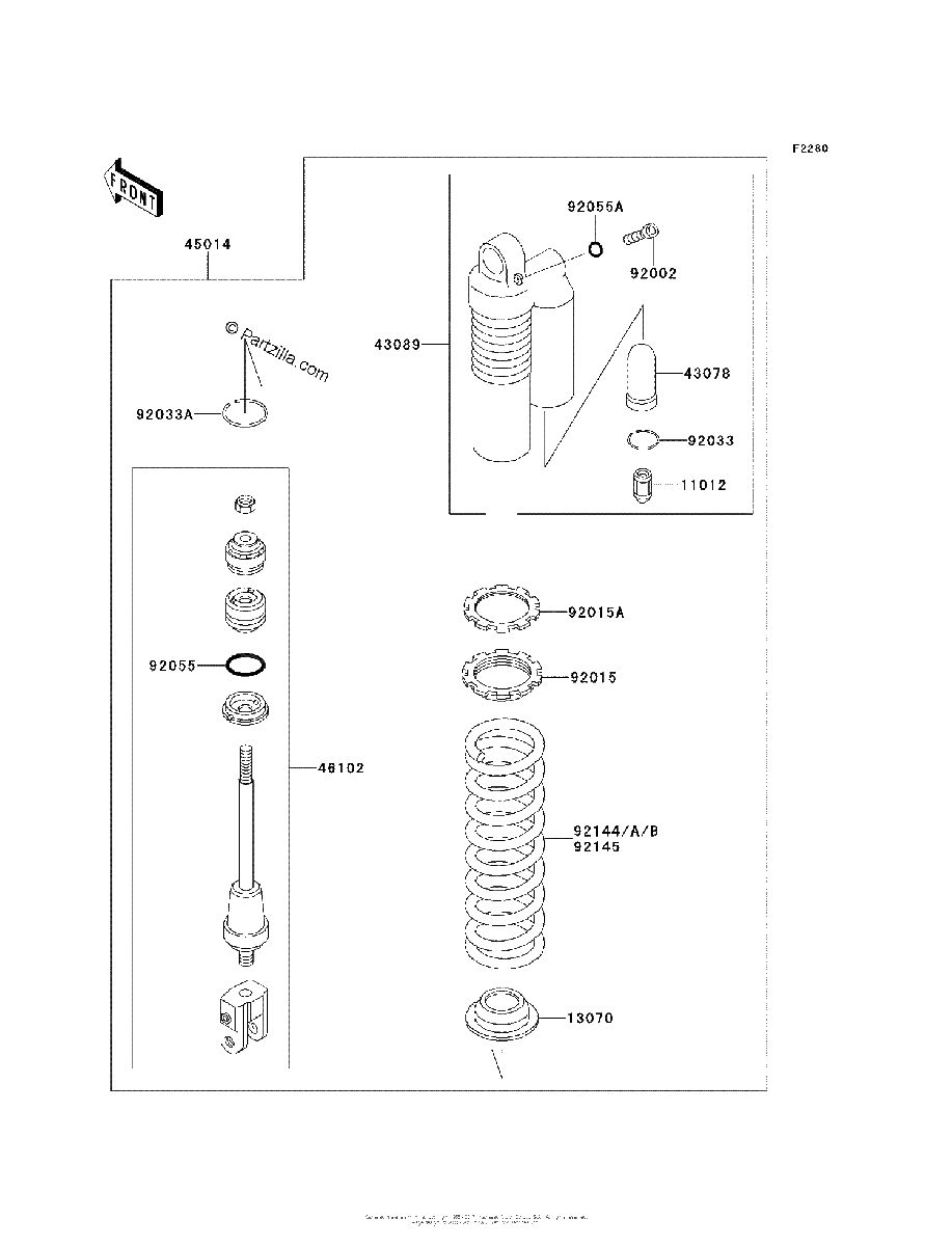 Diagrama de SHOCK ABSORBER S