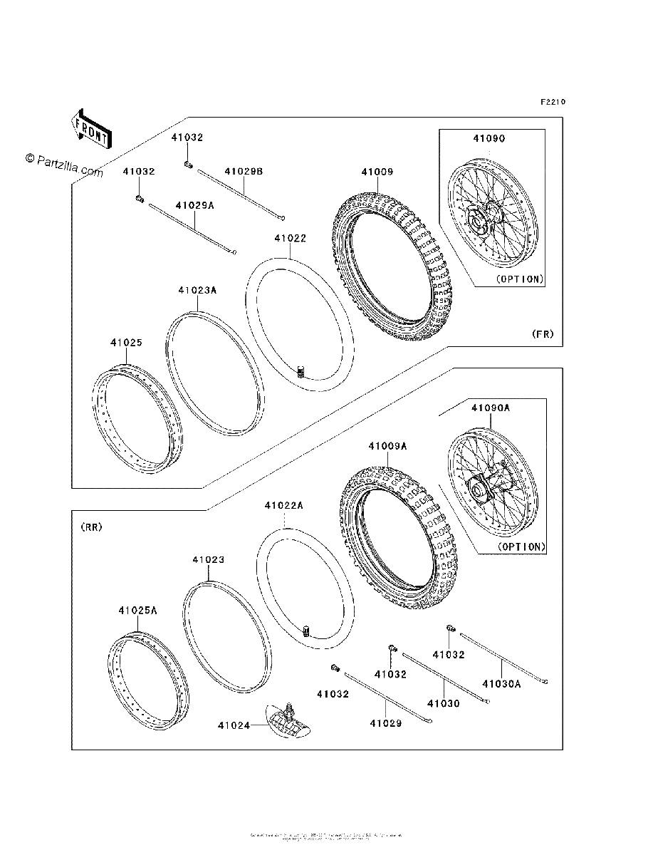 Diagrama de WHEELS TIRES