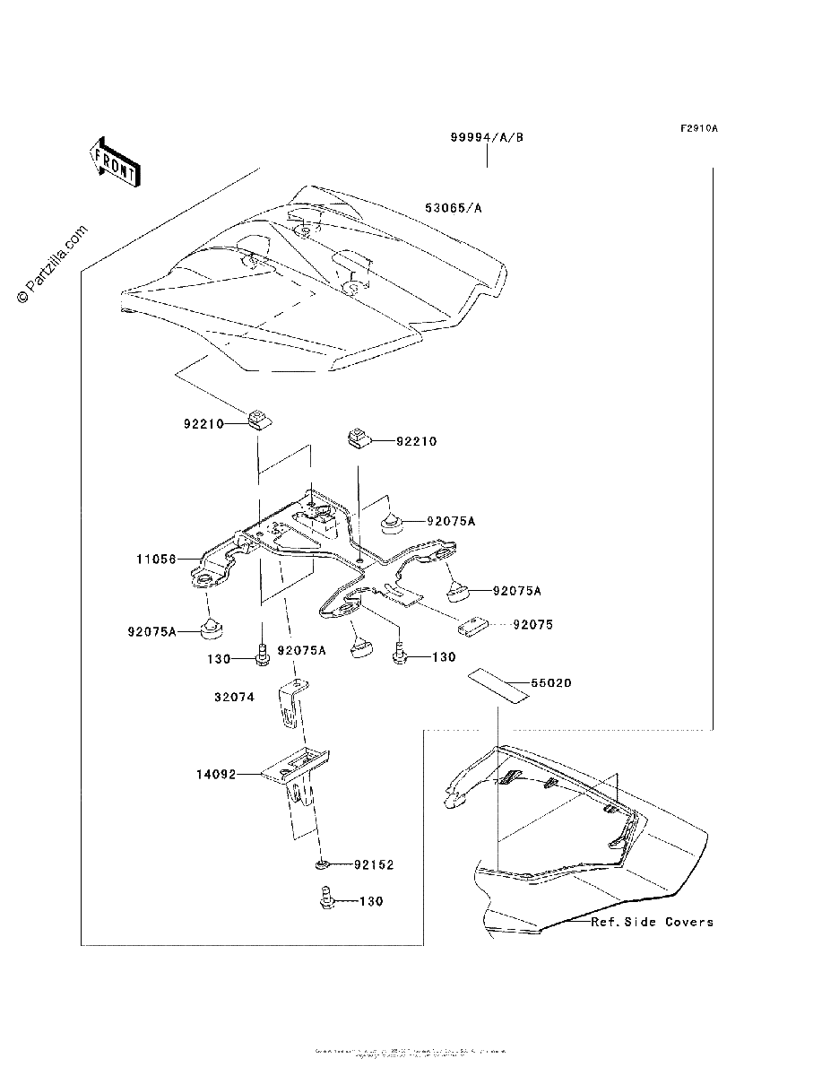 Diagrama de ACCESSORY SINGLE SEAT COVER