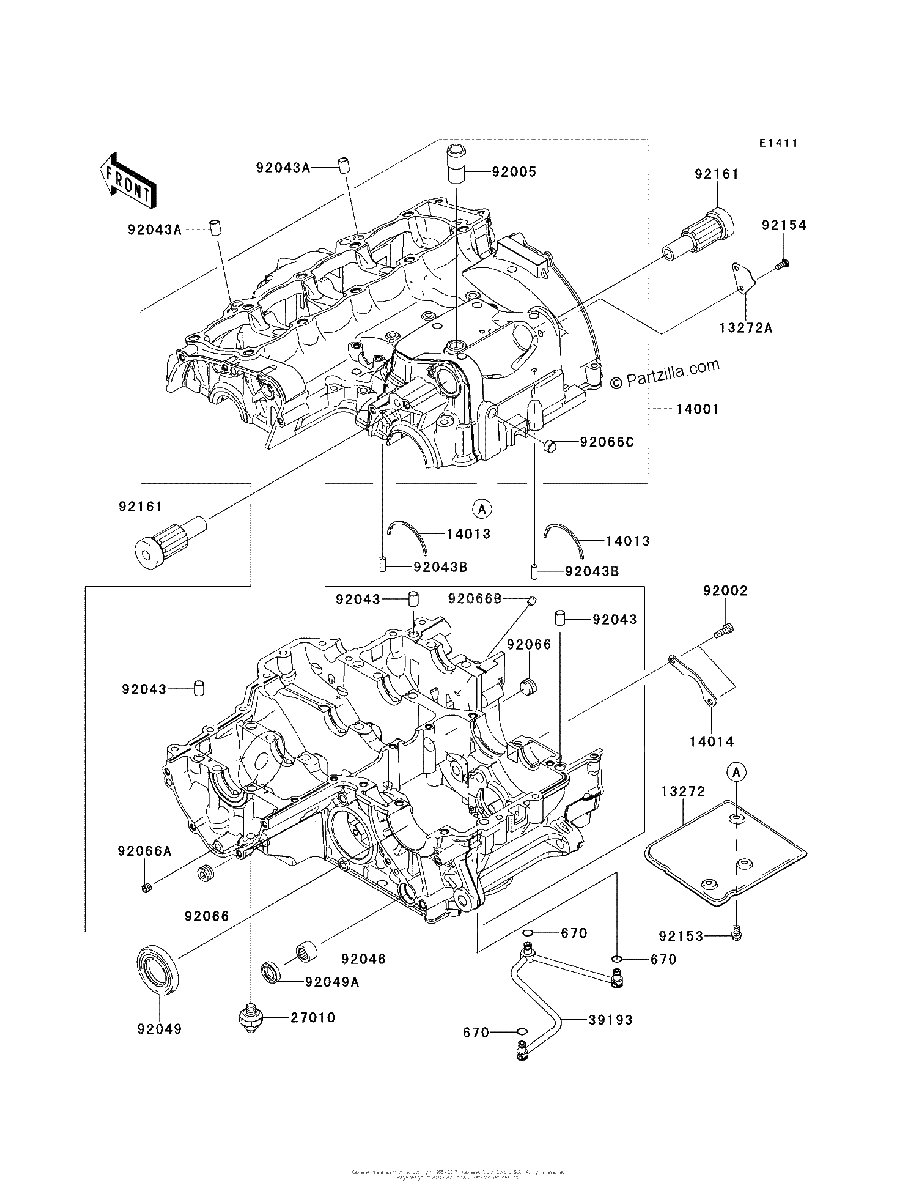 Diagrama de CRANKCASE