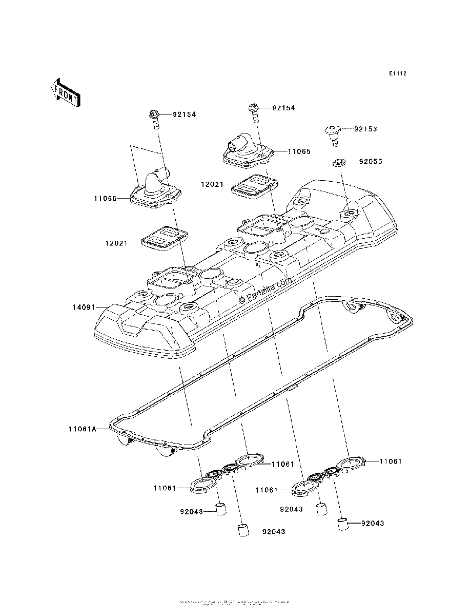 Diagrama de CYLINDER HEAD COVER
