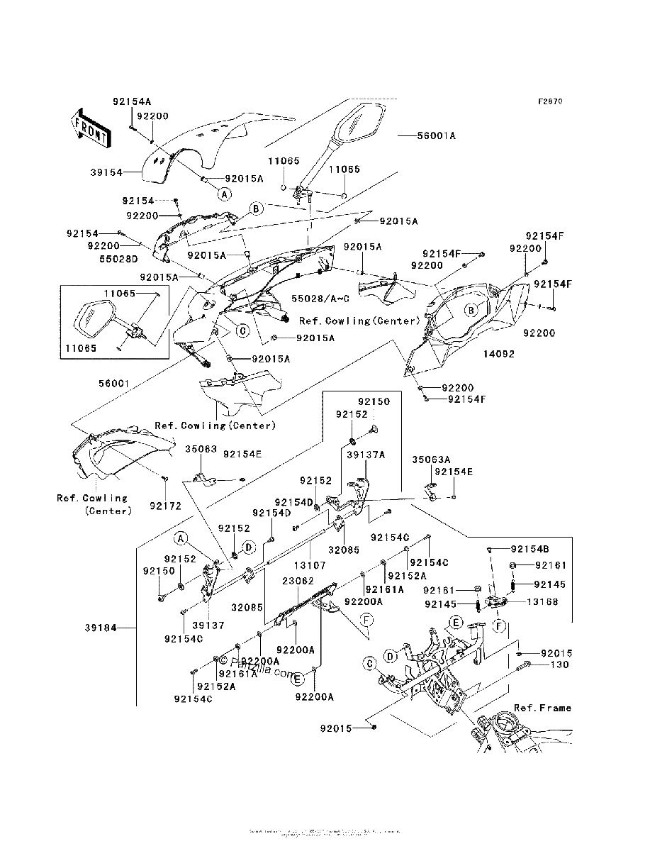 Diagrama de COWLING UPPER