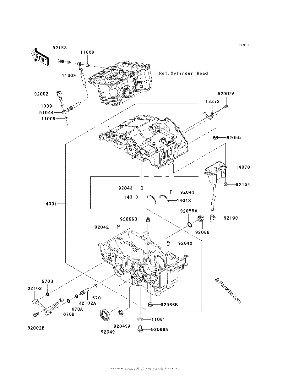 Diagrama de CRANKCASE