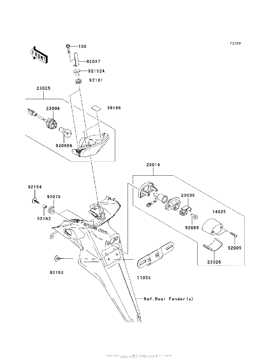 Diagrama de TAILLIGHT S