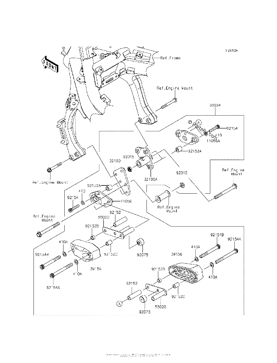 Diagrama de ACCESSORY ENGINE GUARD