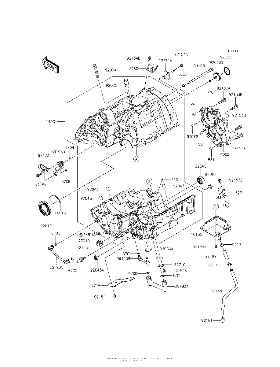 Diagrama de CRANKCASE