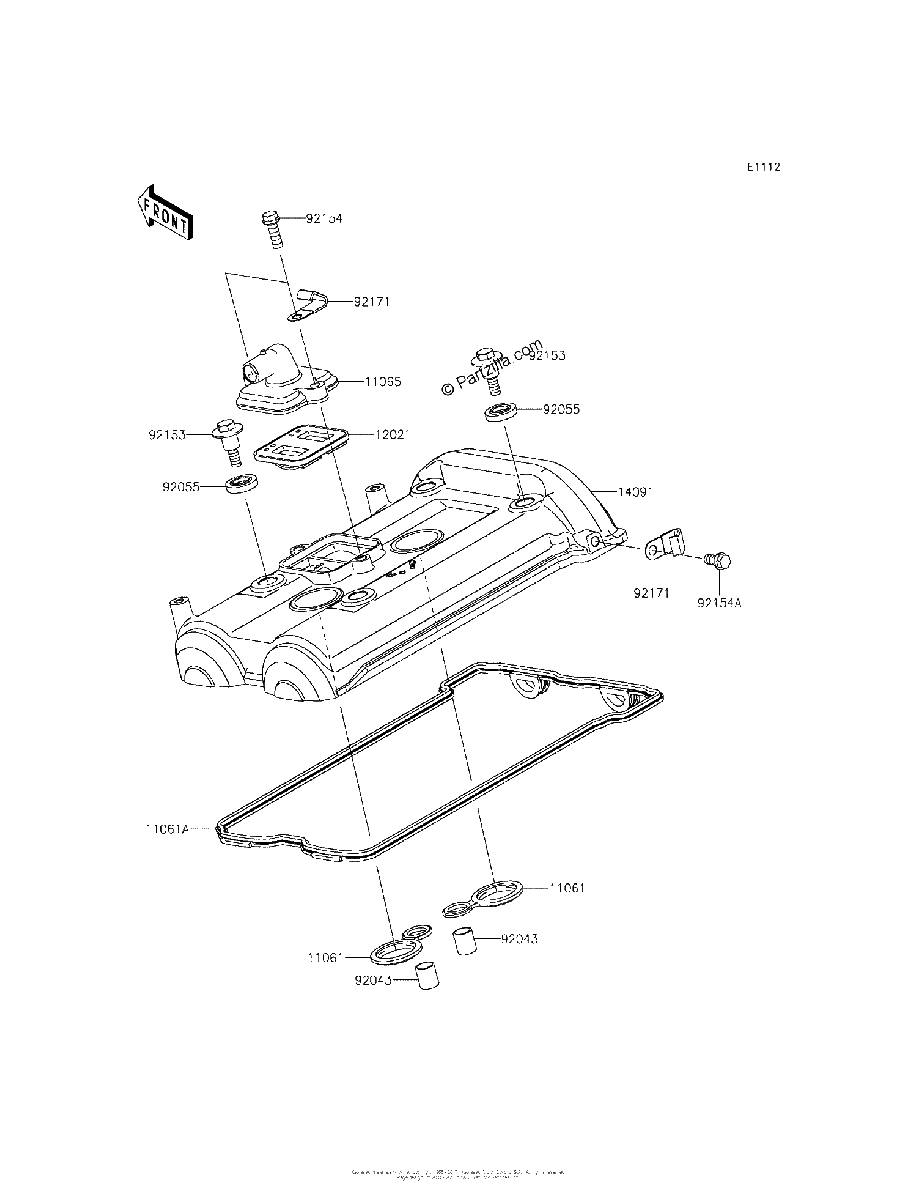 Diagrama de CYLINDER HEAD COVER