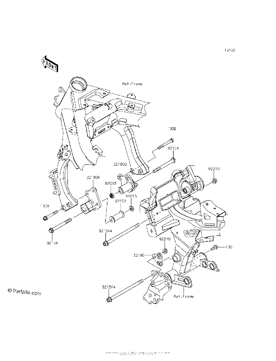 Diagrama de ENGINE MOUNT