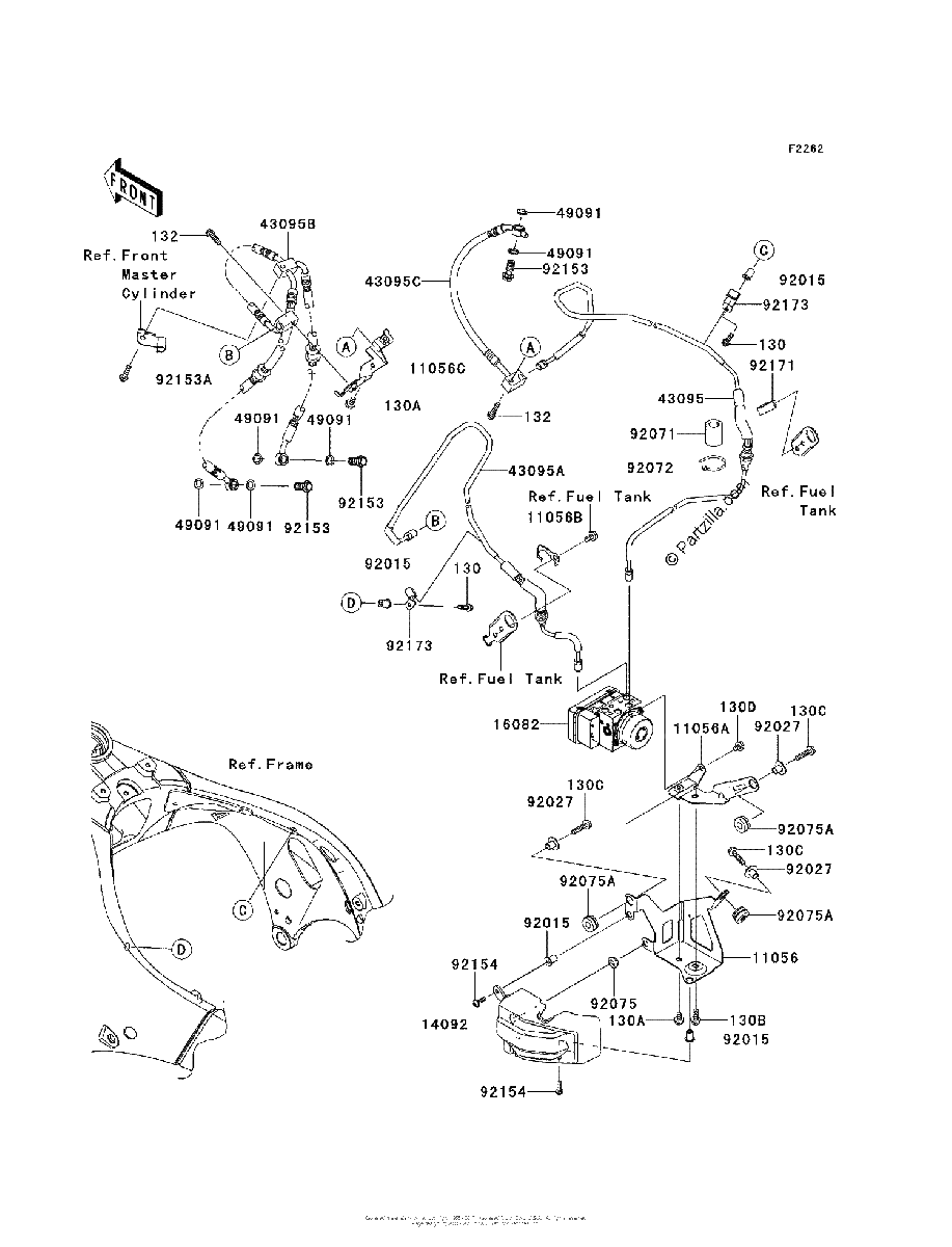 Diagrama de BRAKE PIPING