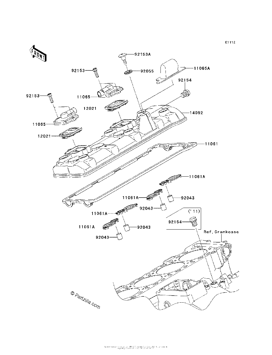 Diagrama de CYLINDER HEAD COVER