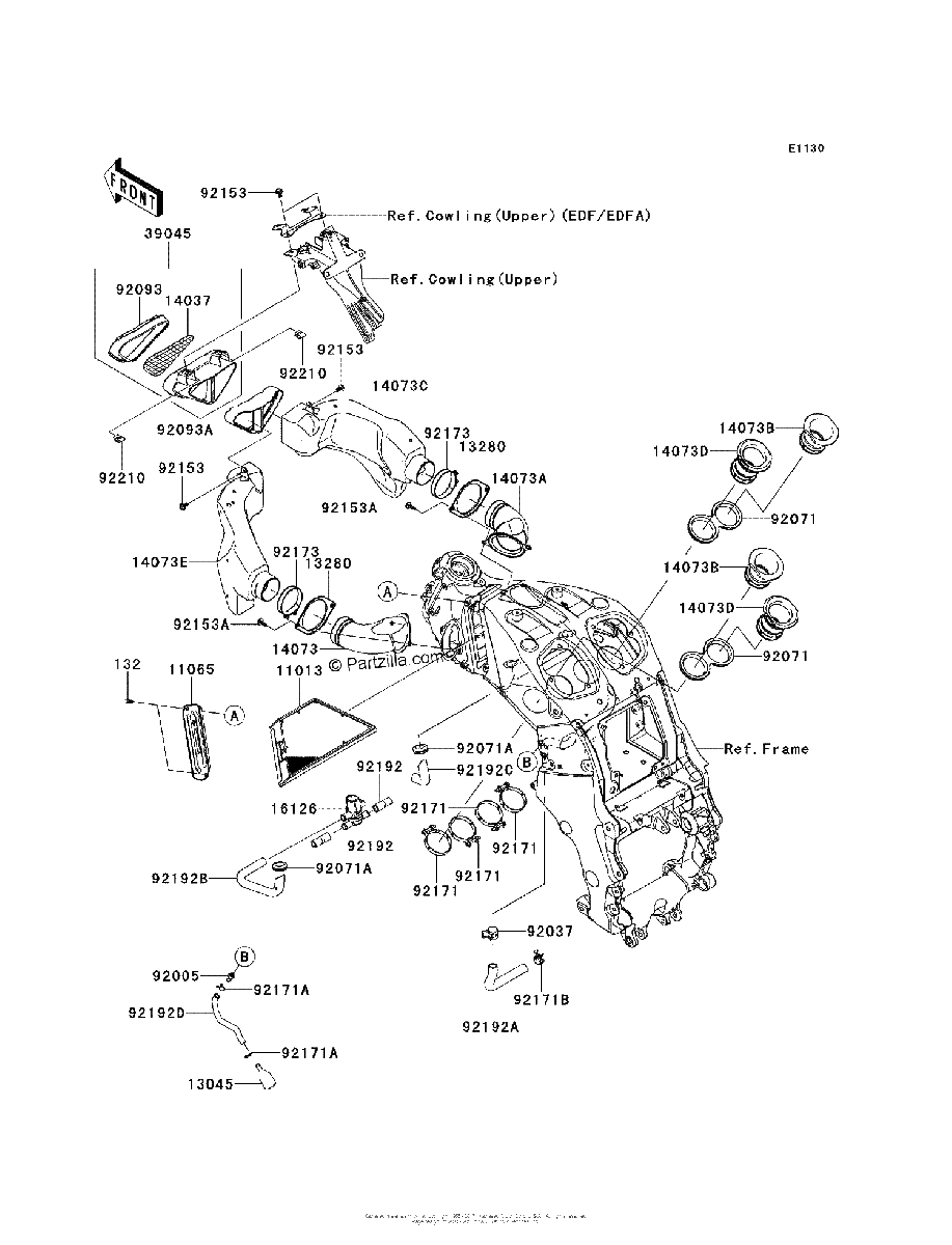 Diagrama de AIR CLEANER