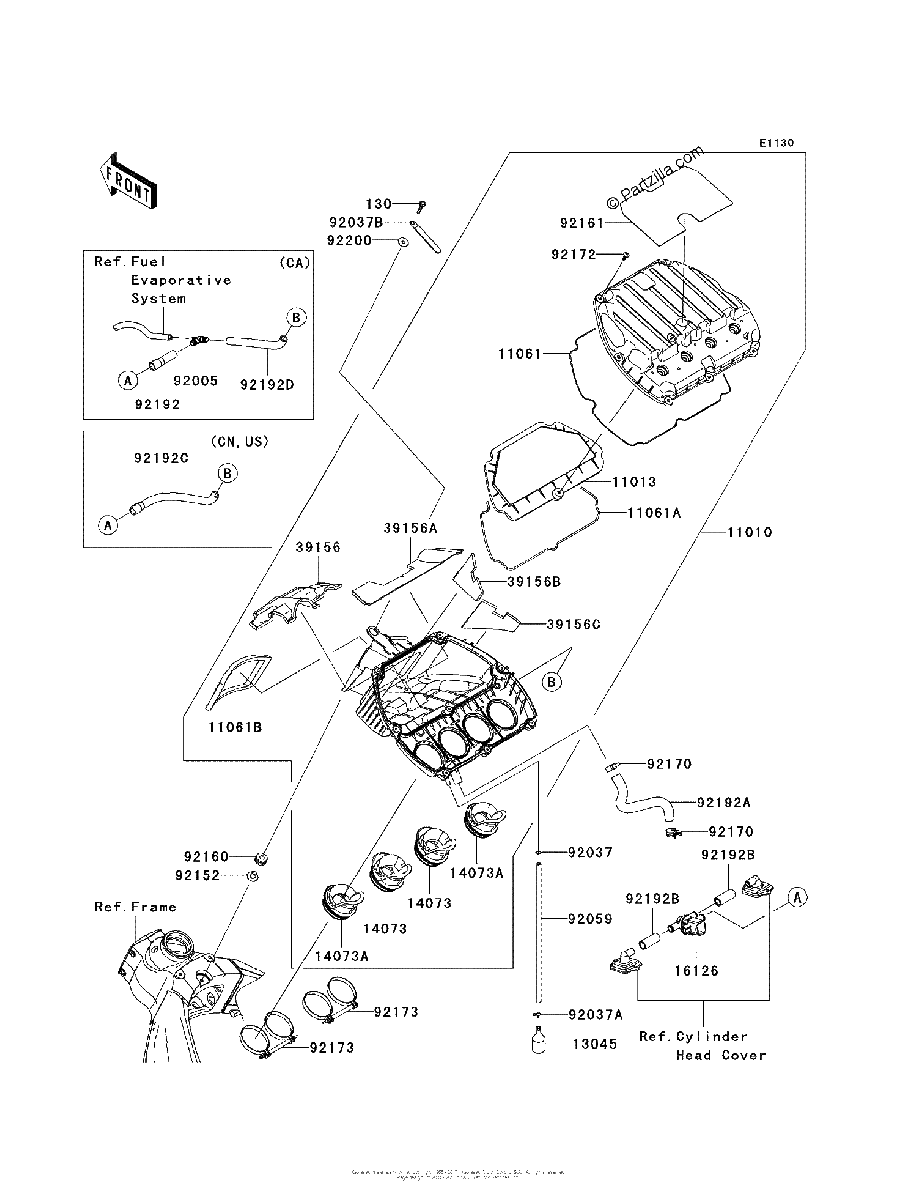 Diagrama de AIR CLEANER
