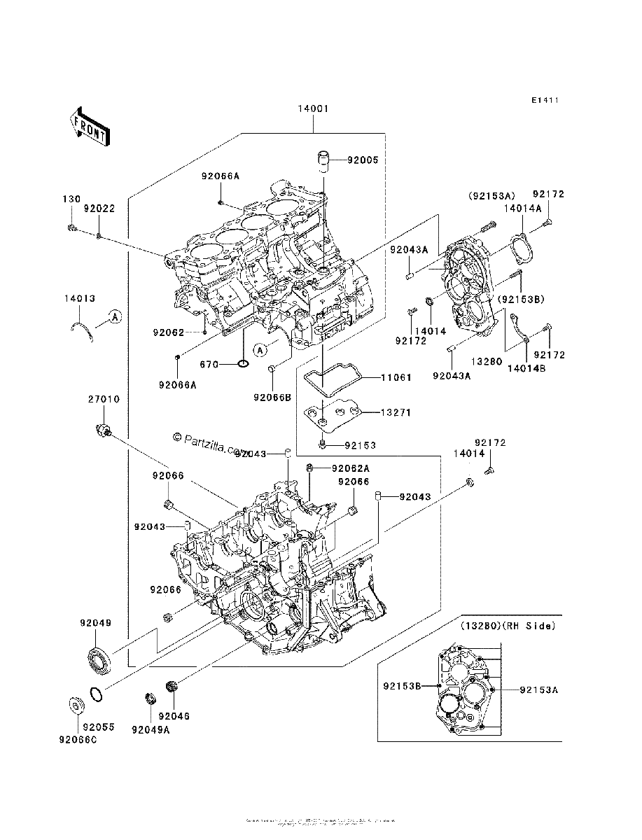 Diagrama de CRANKCASE
