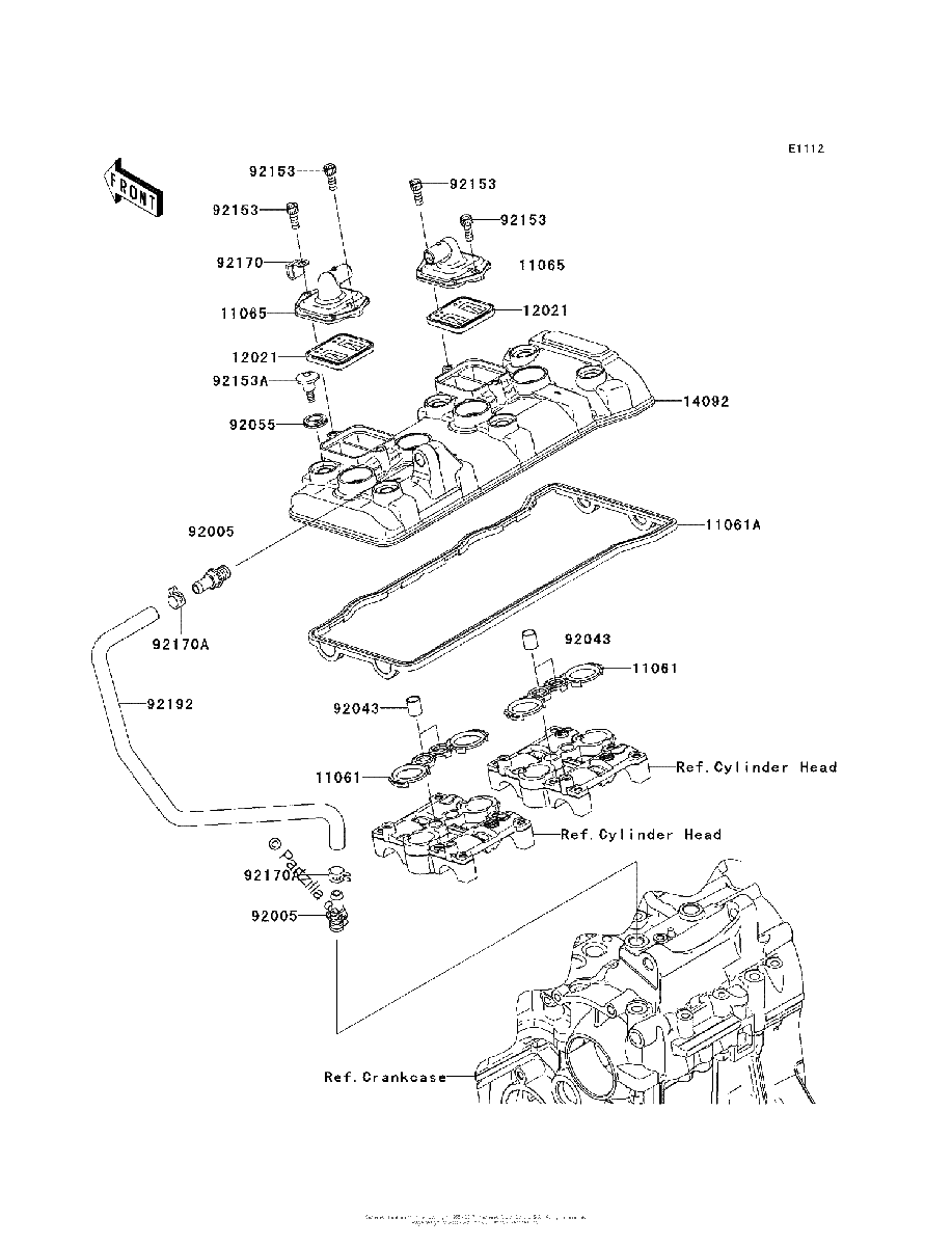 Diagrama de CYLINDER HEAD COVER