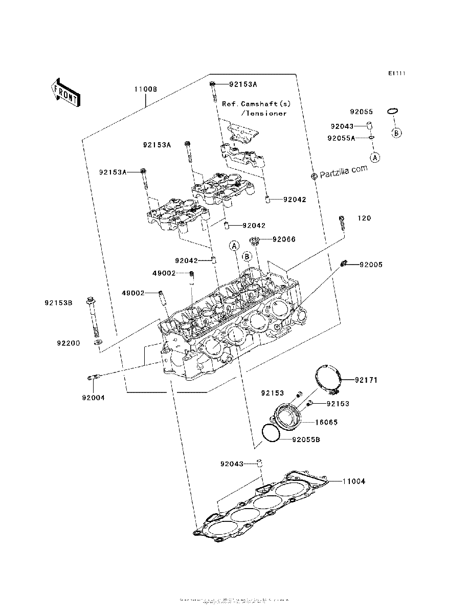 Diagrama de CYLINDER HEAD