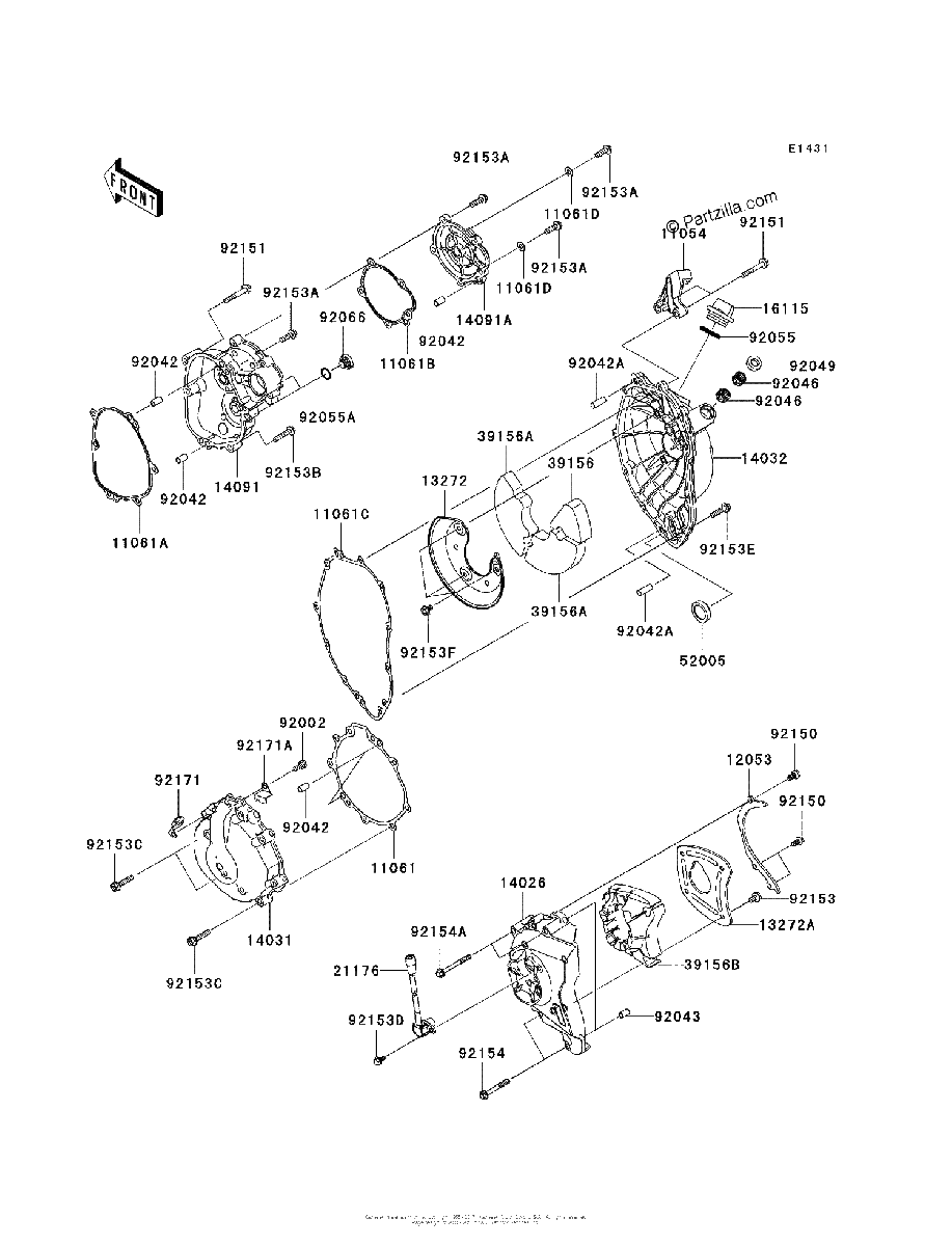 Diagrama de ENGINE COVER S