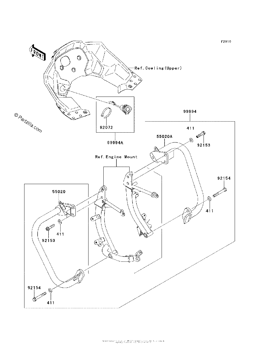 Diagrama de ACCESSORY ENGINE GUARD