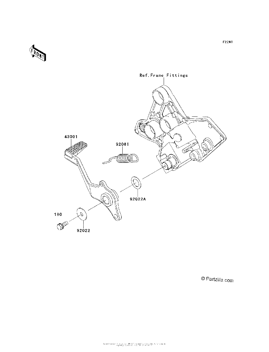 Diagrama de BRAKE PEDAL