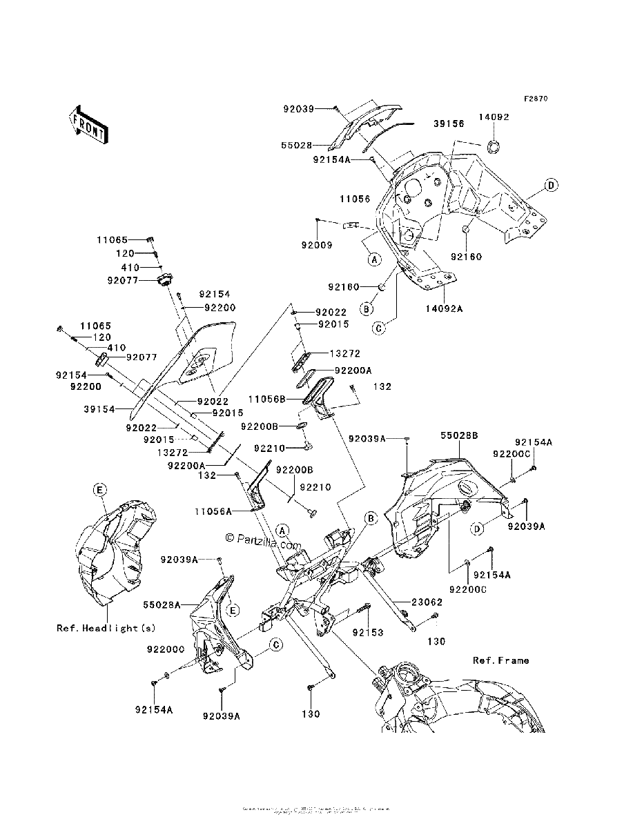 Diagrama de COWLING UPPER
