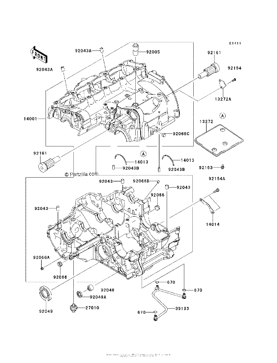 Diagrama de CRANKCASE