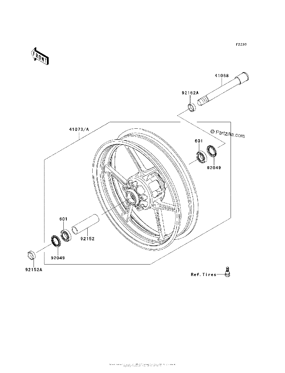Diagrama de FRONT HUB