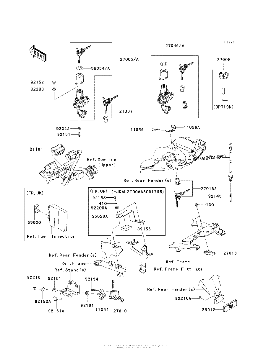 Diagrama de IGNITION SWITCH