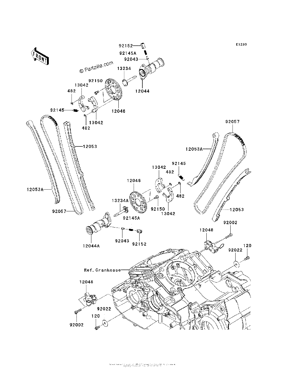Diagrama de CAMSHAFT S TENSIONER