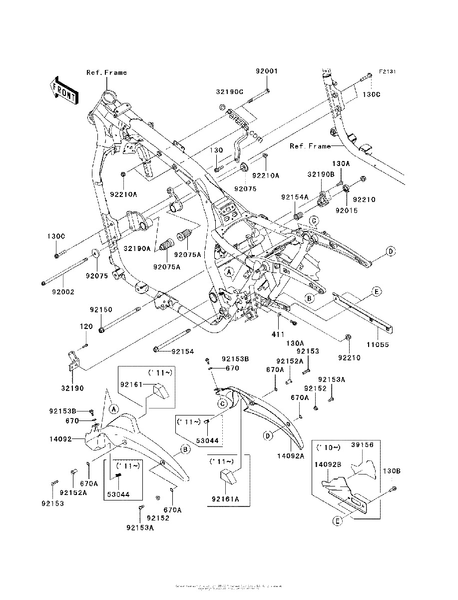 Diagrama de FRAME FITTINGS