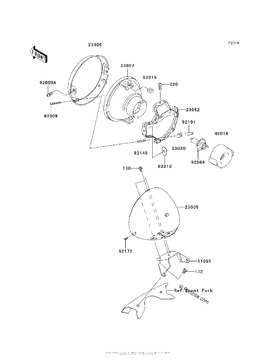 Diagrama de HEADLIGHT S