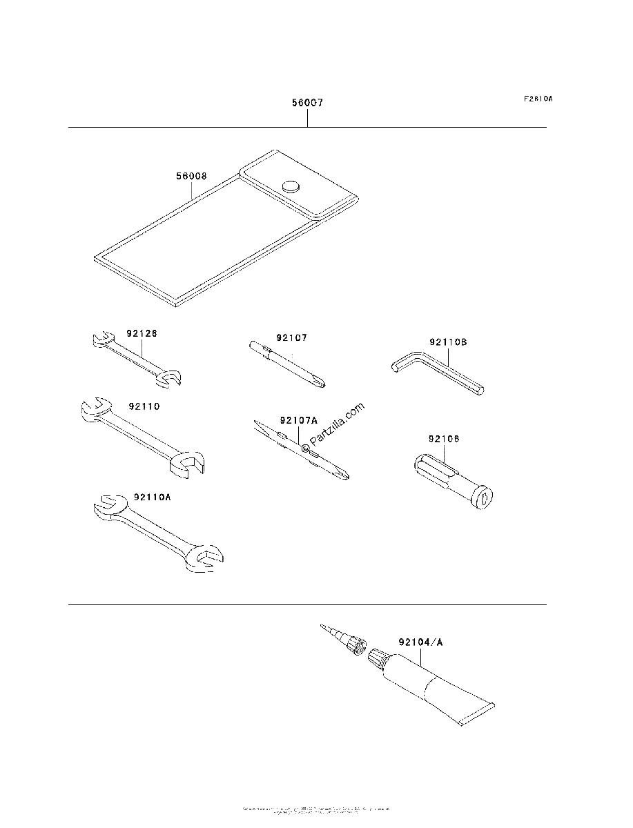 Diagrama de OWNER S TOOLS EAF ECF