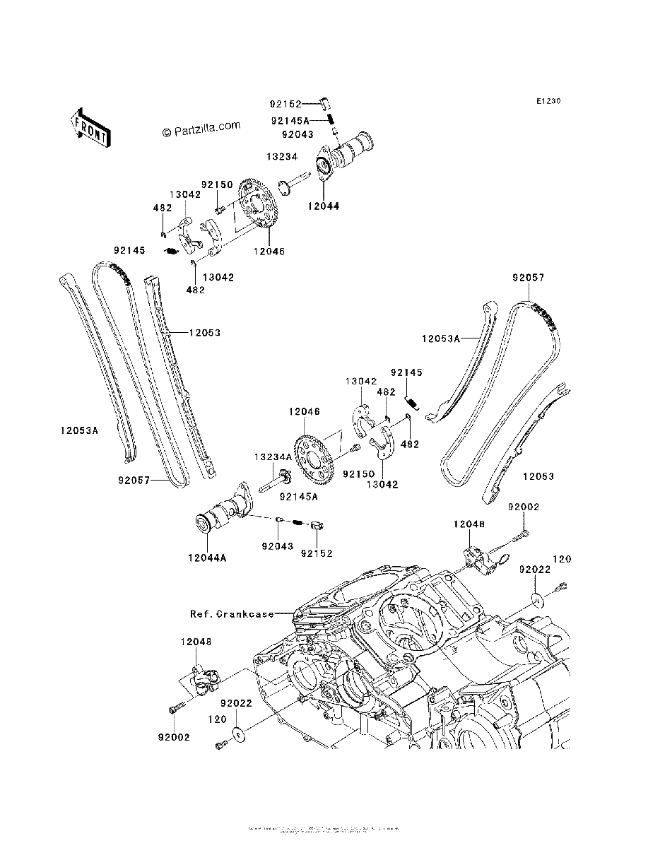 Diagrama de CAMSHAFT S TENSIONER