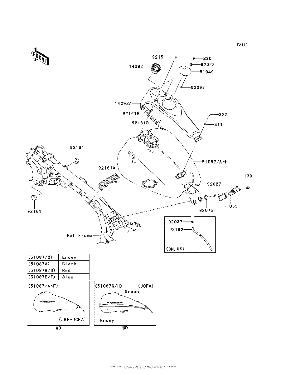 Diagrama de FUEL TANK