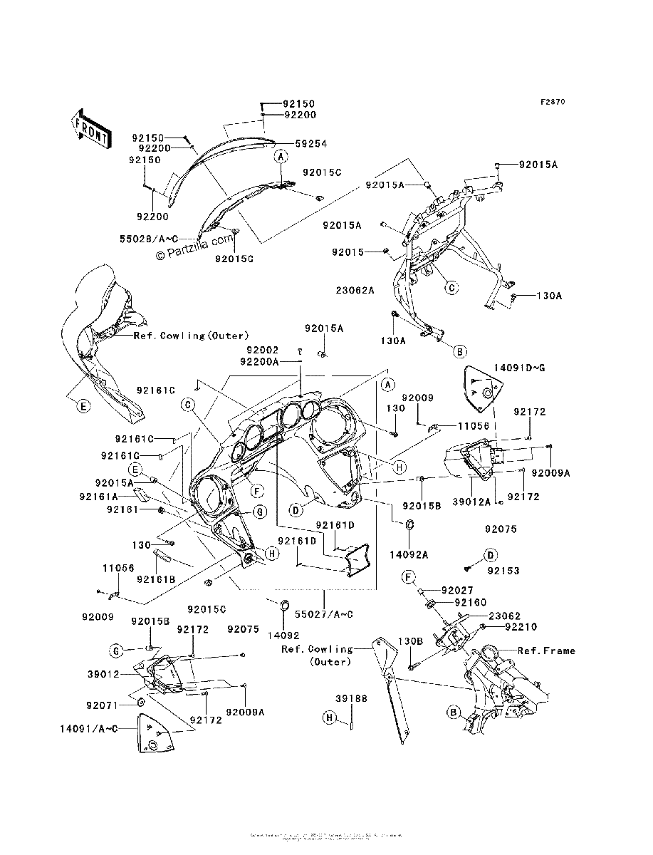 Diagrama de COWLING INNER