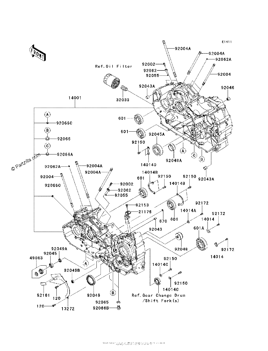 Diagrama de CRANKCASE