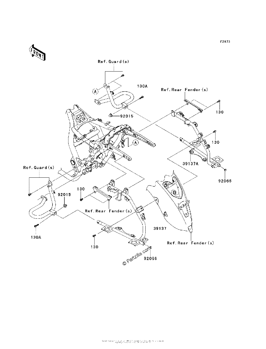 Diagrama de SADDLEBAGS SIDE BAG BRACKET