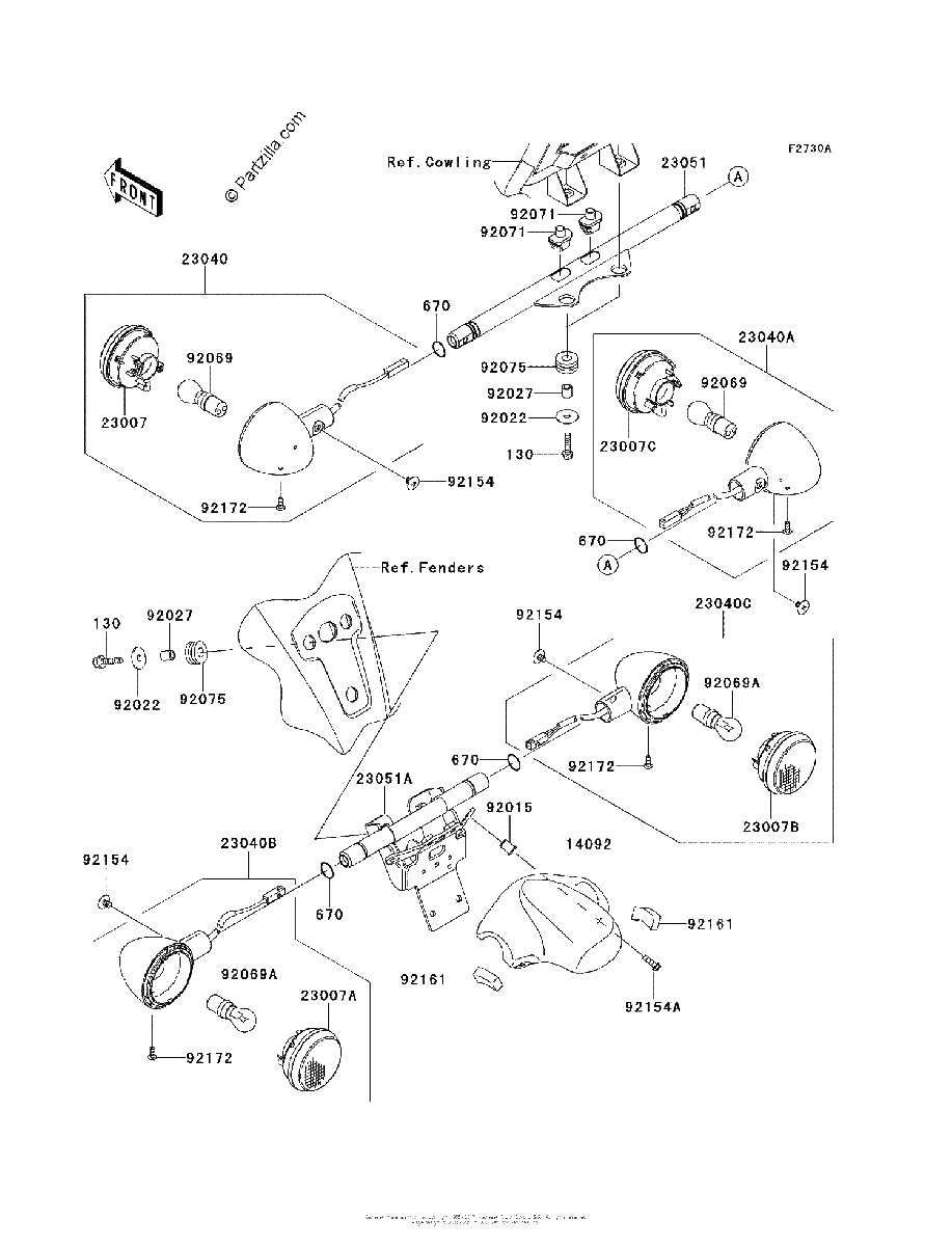 Diagrama de TURN SIGNALS BCF